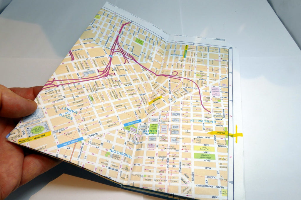 AAA SAN FRANCISCO City Series MAP Alcatraz Chinatown Golden Gate park Presidio