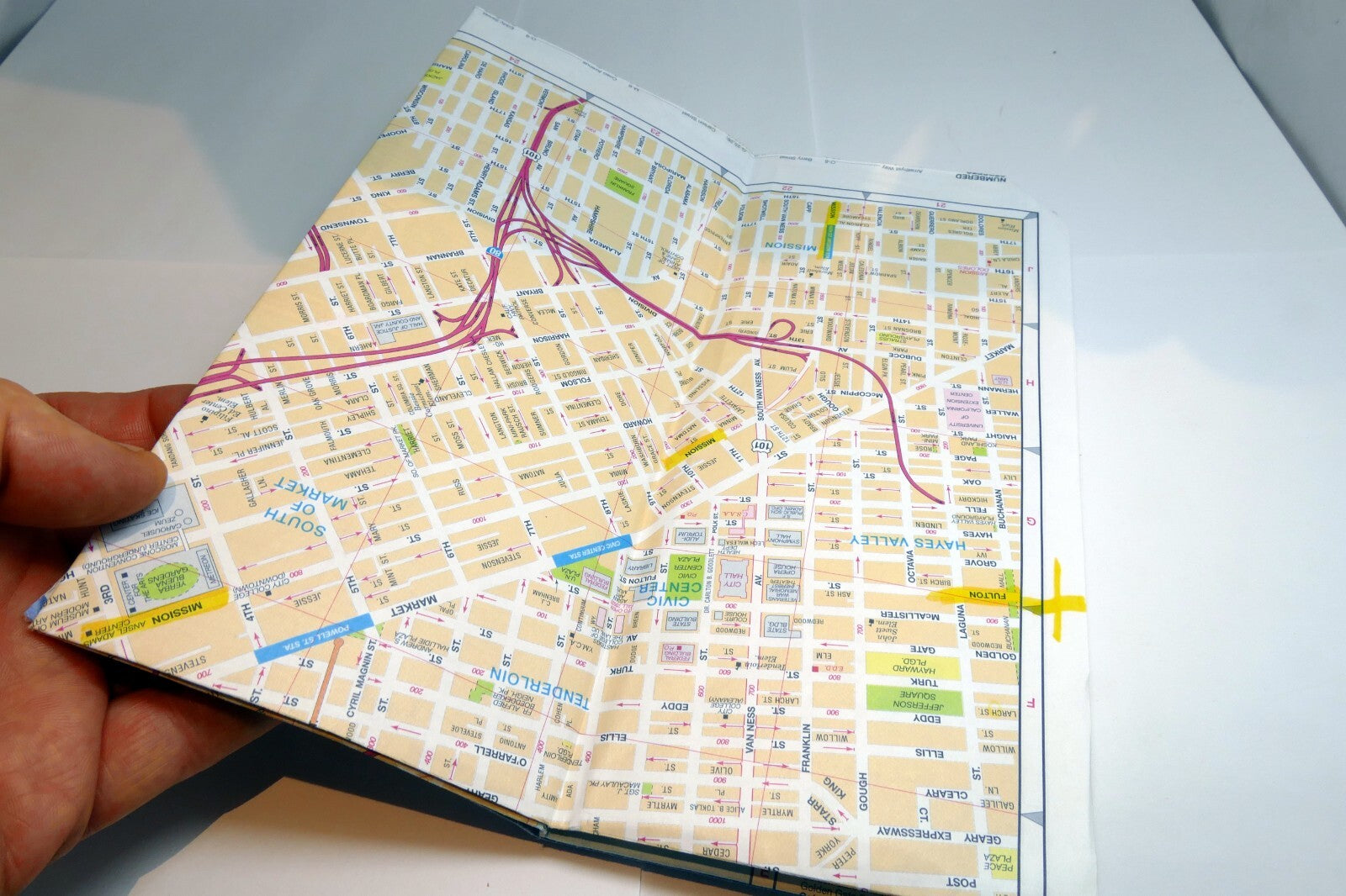 AAA SAN FRANCISCO City Series MAP Alcatraz Chinatown Golden Gate park Presidio