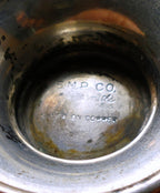 Antique SMP CO Silversmith Silver Copper small bowl dish 2.5X3" small
