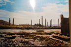 Persepolis shiraz iran postcard 1970's unposted