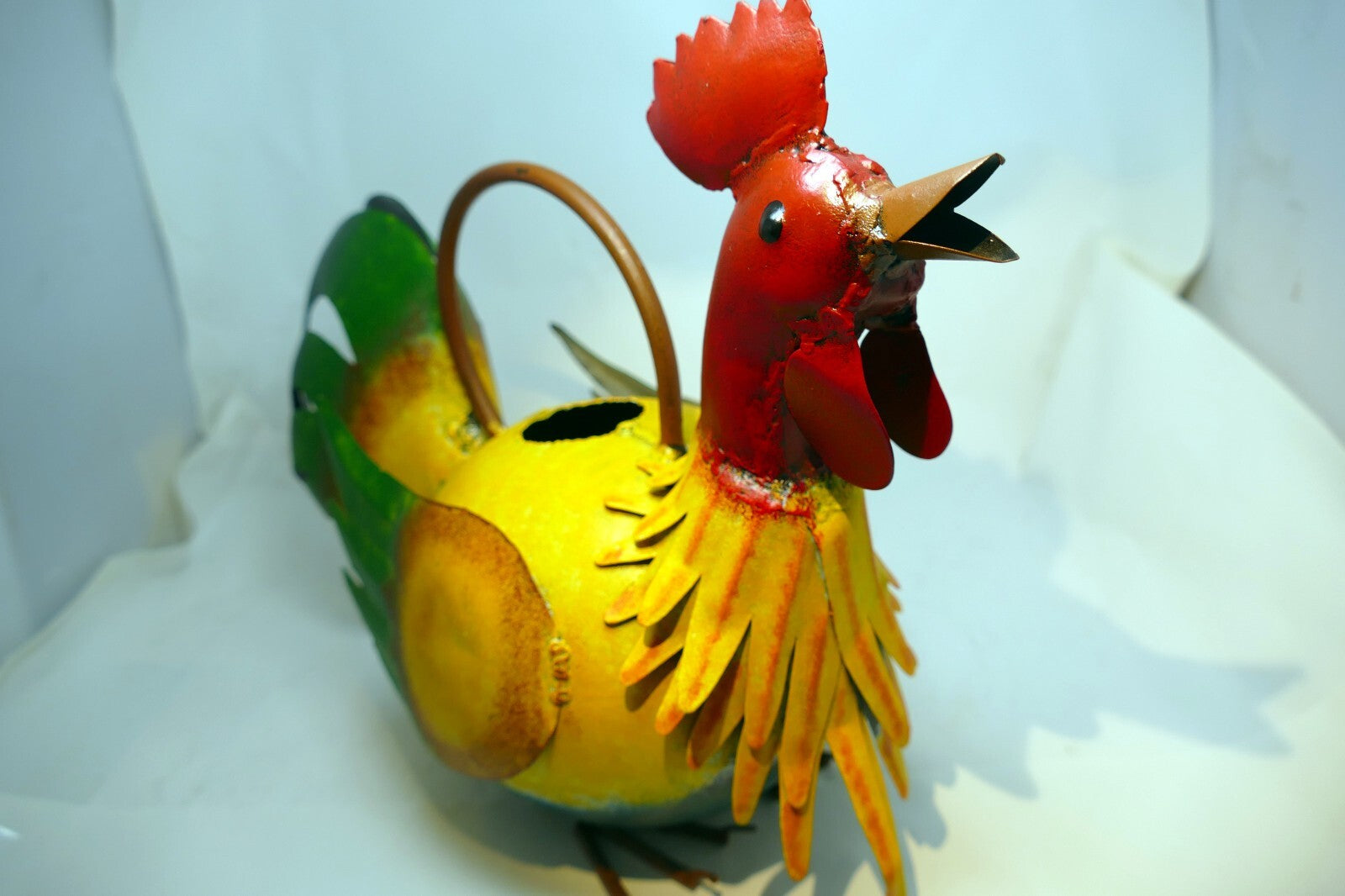Metal Rooster Garden Statues & Sculptures Garden Courtyard Decor California USA