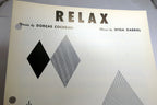 Relax dorcas cochran wiga gabriel 1952 sheet music