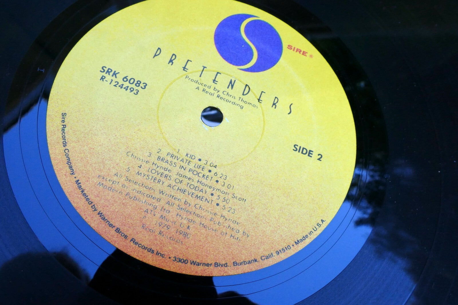 PRETENDERS 1979-80 "PRETENDERS" VINYL LP SRK 6083 SIRE original 1979