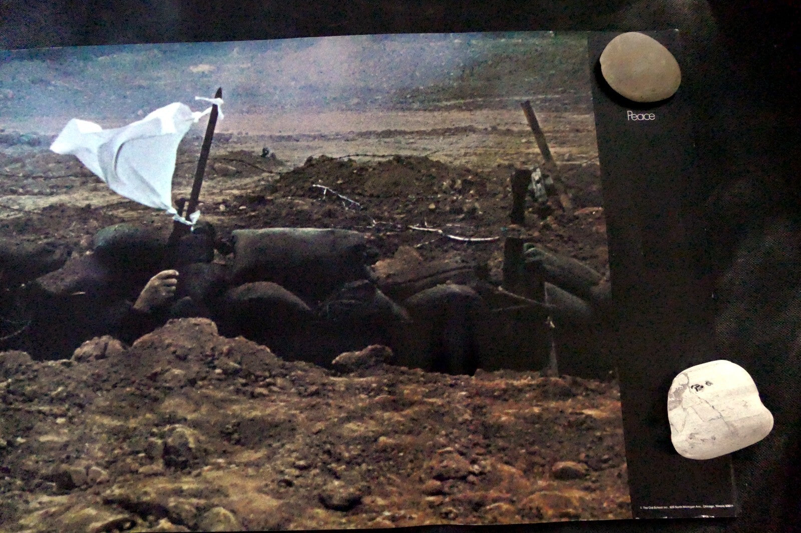 WWI Peace Poster reprint White flag solder surrender