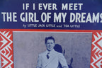 If i ever meet the girl of my dreams sheet music 1932 by little jack little and tea little