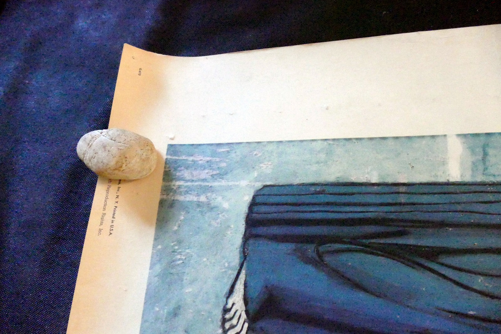 Pablo Picasso 1960 G-613  "The Tragedy" POSTER Shorewood Press SPADEM vintage