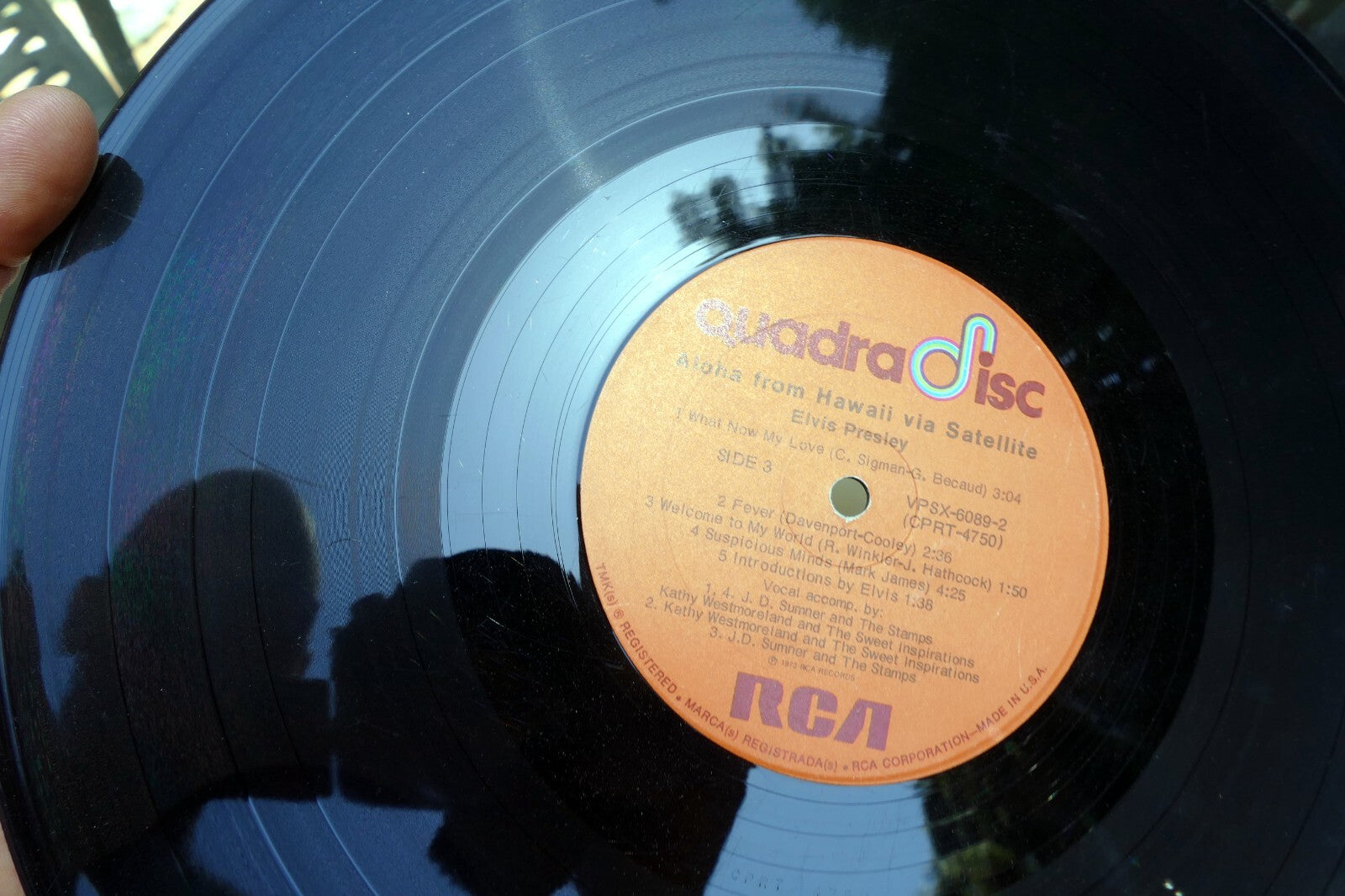 Elvis Presley LP Aloha From Hawaii Via Satellite   RCa Victor M- Quad
