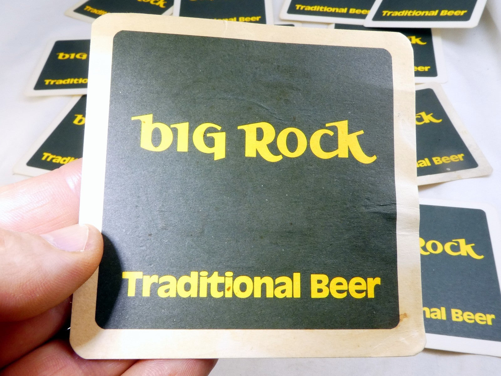 BIG ROCK Brewery Alberta Canada Bar Coaster Beer lot 15