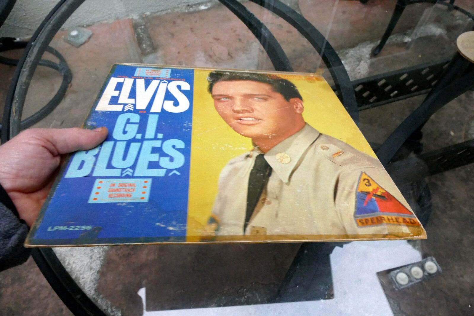 1960 Elvis Presley  – G. I. Blues LPM-2256 Mono  - ALBUM ART COVER ONLY