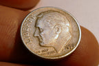 1958 D Roosevelt Dime US 10 Cent U.S America SILVER UNITED STATES 10c Coin