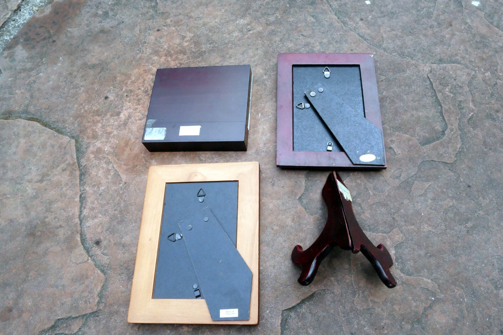 Pack of 3 Solid Wood Picture Portrait Frame 4X6" Art Photo Mixed lot