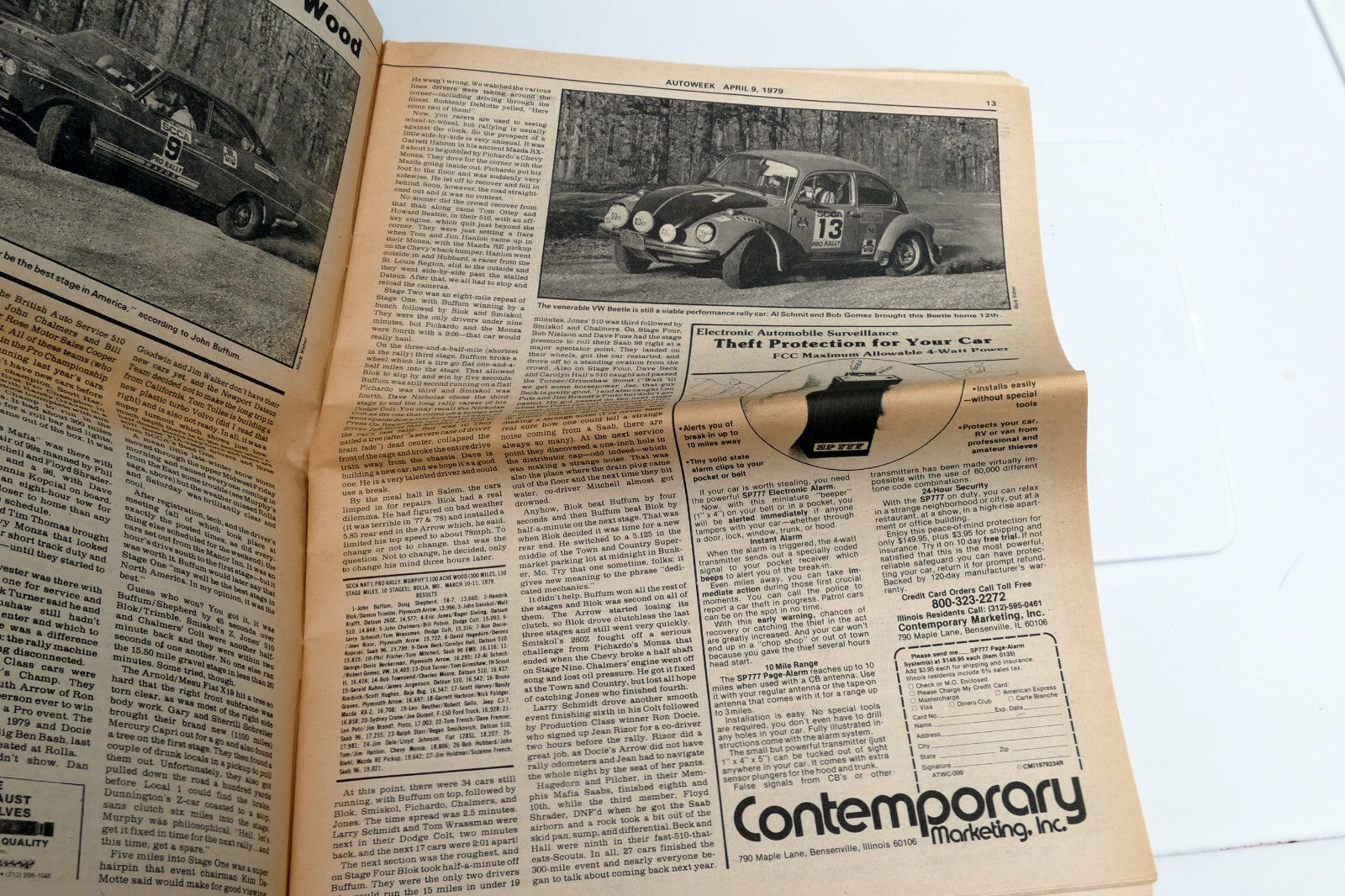 April 1979 Auto Week Magazine Volvo claims Turbine engine 200SX Datsun Mustang