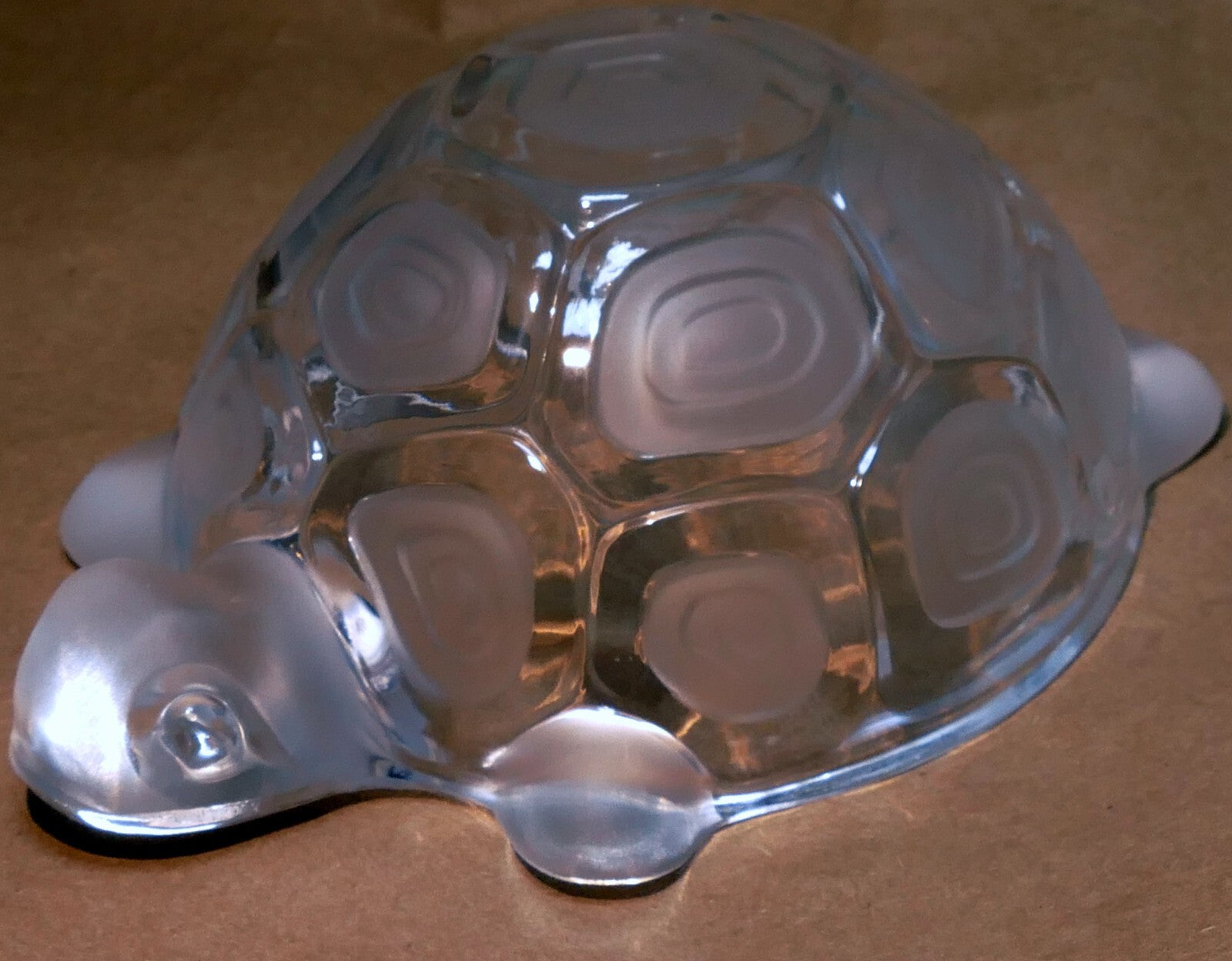 Crystal turtle art glass crystal frosted glass candy dish