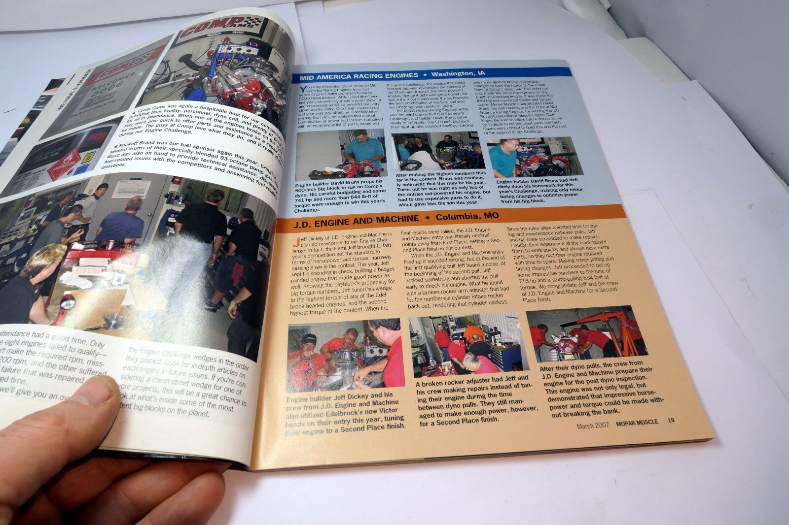 MOPAR Muscle Magazine March 2007 Big-Block '71 Dart '76 Road Runner '66 Satellit