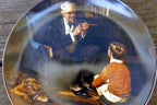 Norman rockwell "the tycoon" plate 1982 84 r70 3.6 limited edition