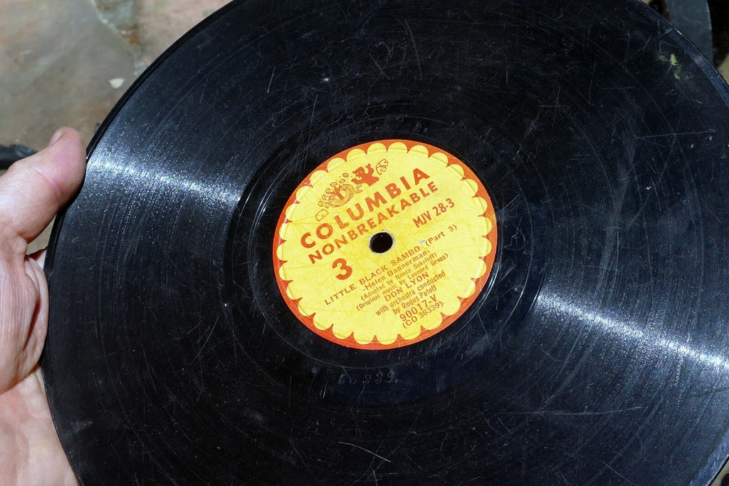 Little Sambo  Columbia Records mjv-28  78 rpm sides 2 and 3 90017-V
