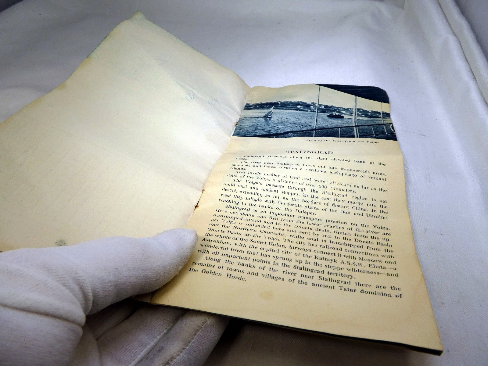 Visit The USSR STALINGRAD INTURIST Hotel Brochure Booklet 1950-60's