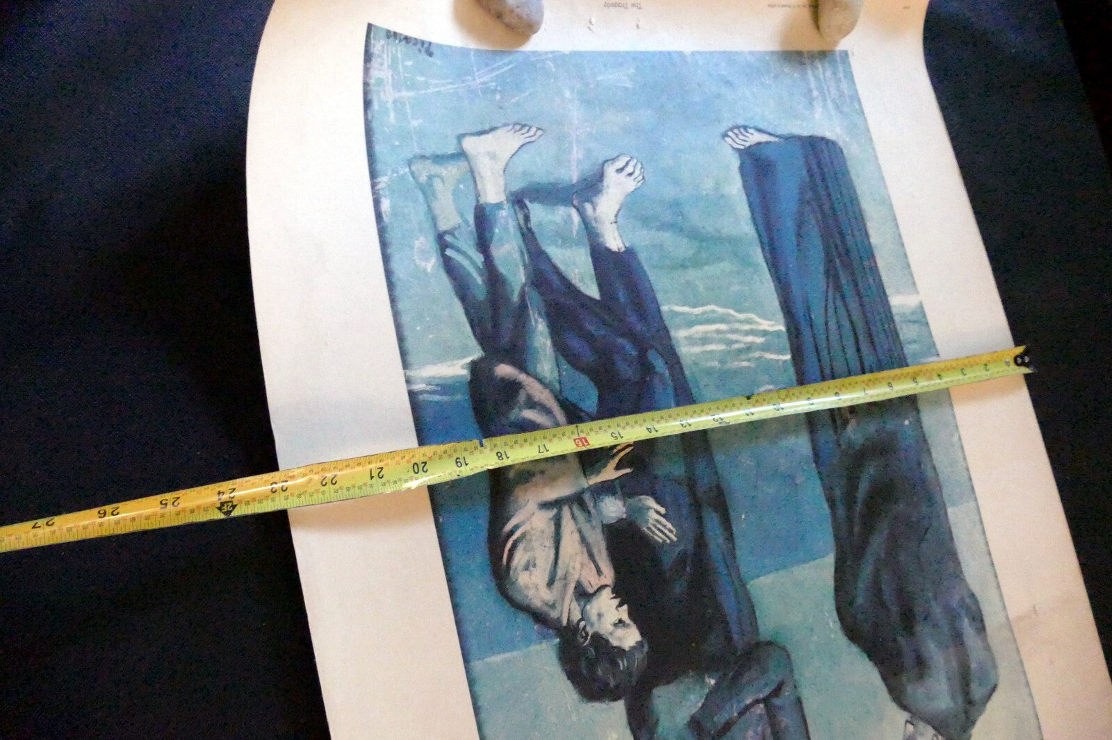 Pablo Picasso 1960 G-613  "The Tragedy" POSTER Shorewood Press SPADEM vintage