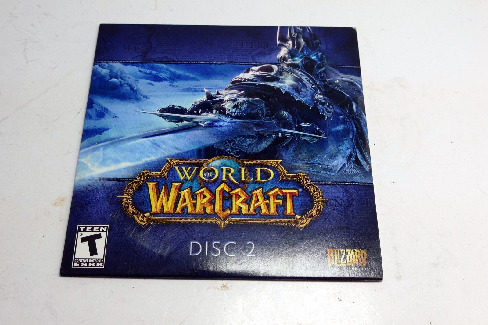 2008 Blizzard World of Warcraft: Wrath of the Lich King PC Game DVD-ROM Disc 1/2