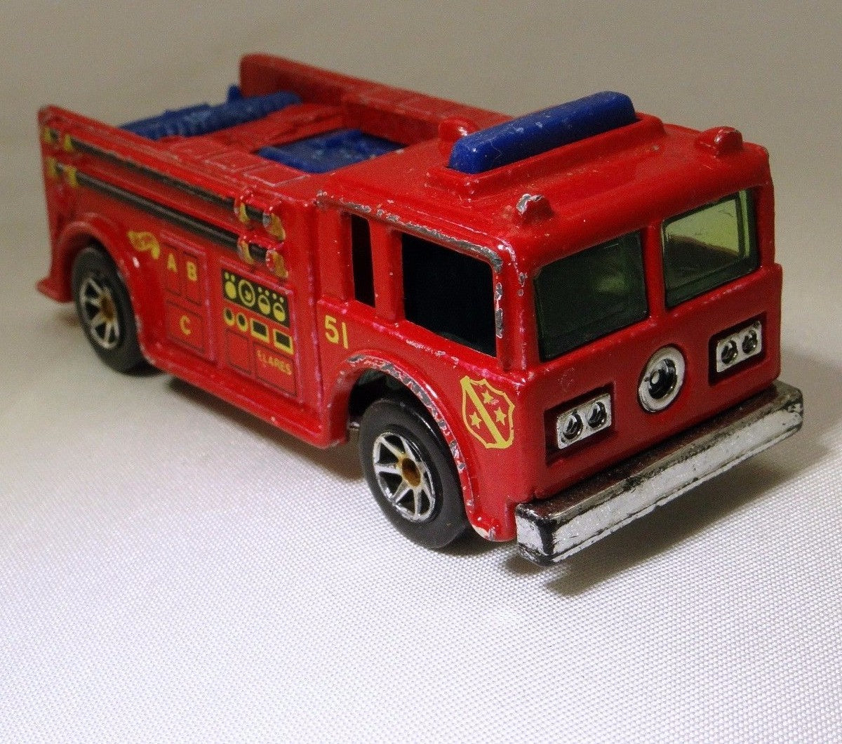 Hot wheels mattel fire truck red engine 1976 vintage prototype