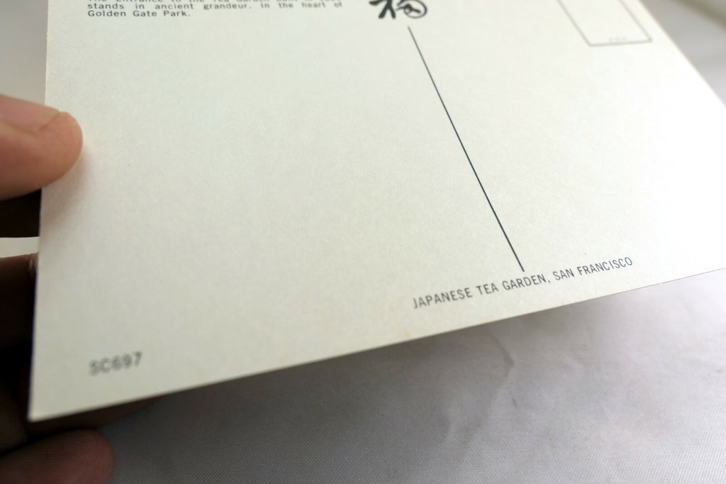 Japanese Tea Garden San Francisco  California USA Postcard 1970's