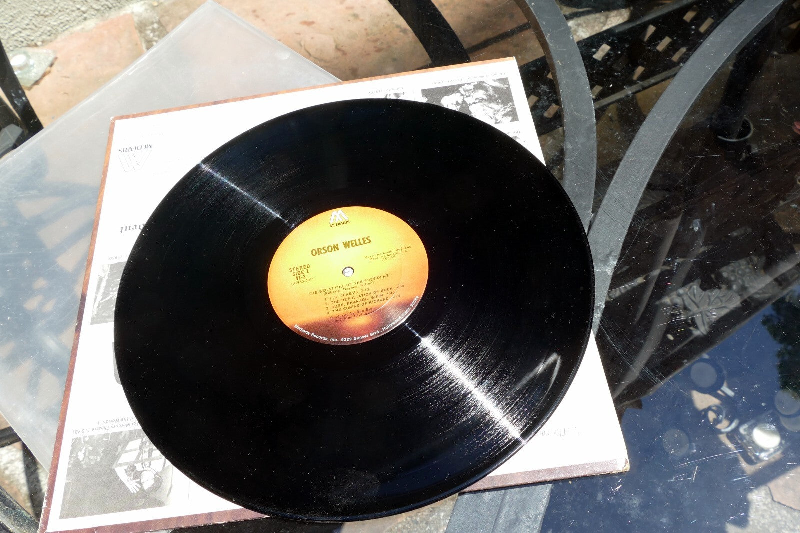 Orson Welles - The Begatting of The President Vinyl LP Album Mediarts 41-2