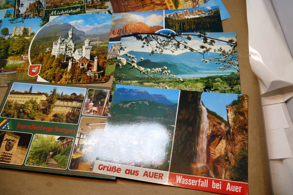 Germany Unposted Postcard Lot pack of 13 Landscapes Towns Castles 1980's