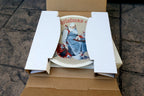 NORMAN ROCKWELL "Santa helpers" Plate ca. 1998 Christmas Knowles COA
