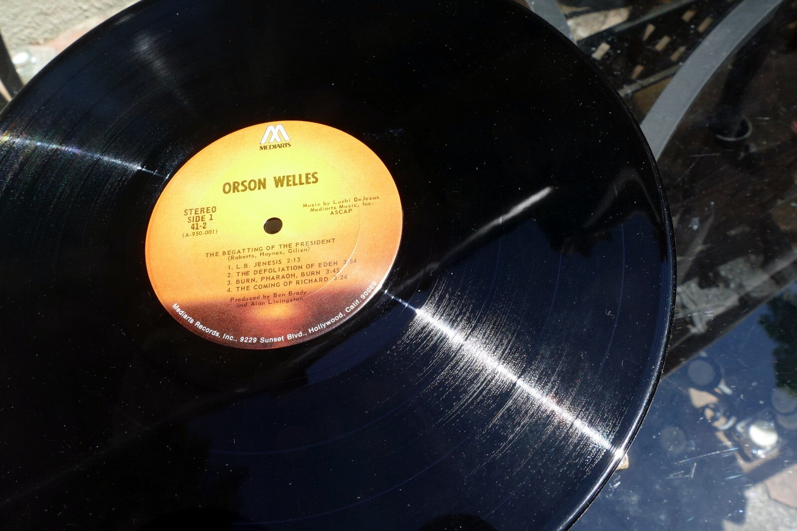 Orson Welles - The Begatting of The President Vinyl LP Album Mediarts 41-2