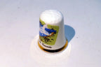 Porcelain Thimble Souvenir Niagara Falls Canada waterfall river