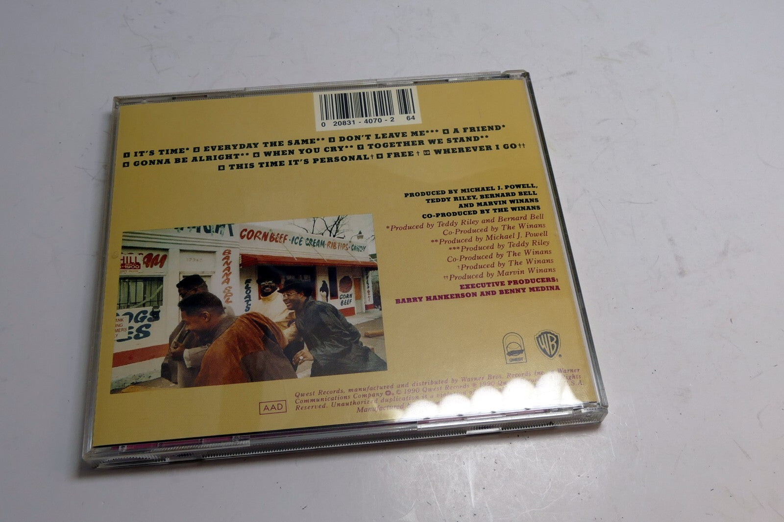 Winans : Return CD W2 26161 Quest Warner Bros records  1990