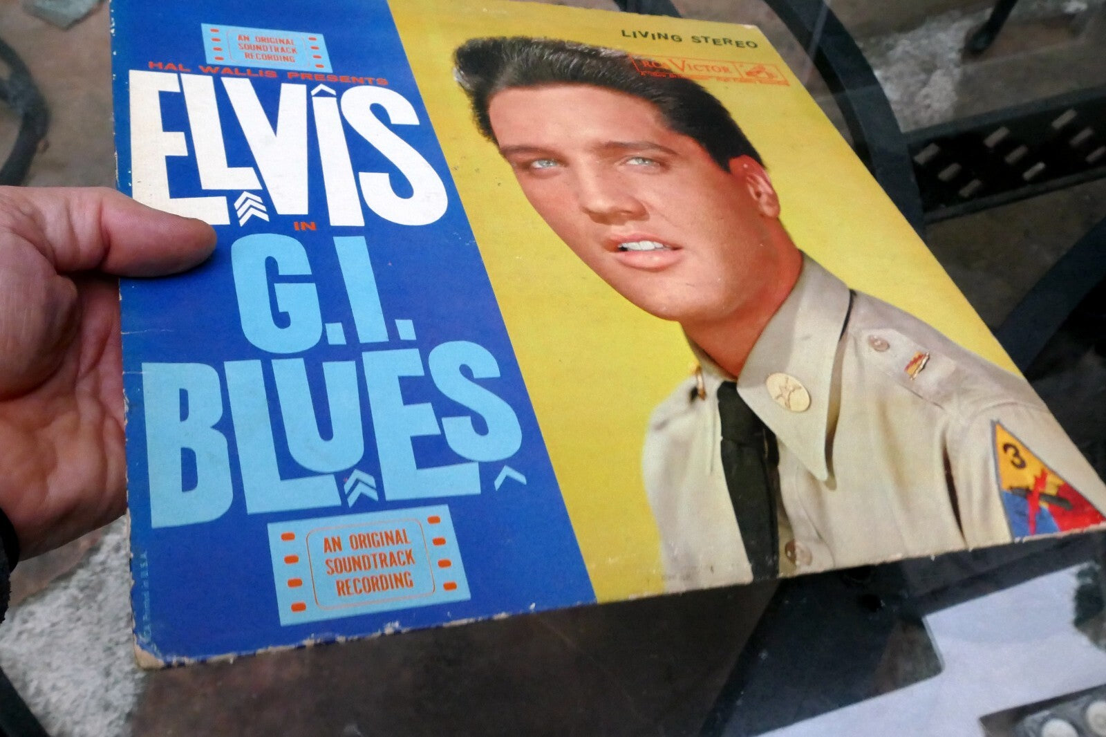 1960 Elvis Presley  – G. I. Blues LSP-2256  RCA Victor  - ALBUM ART COVER ONLY