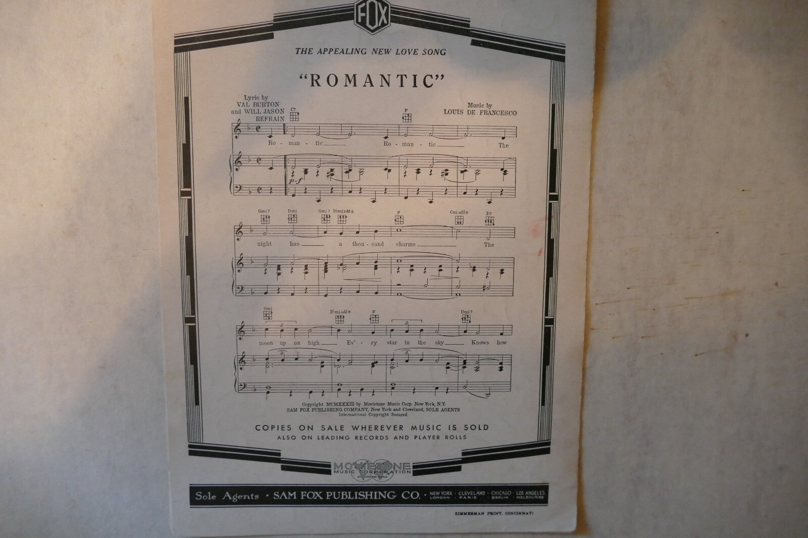 My First Love To Last, 1933, Adorable, by George Marion, Jr., Richard A. Whiting