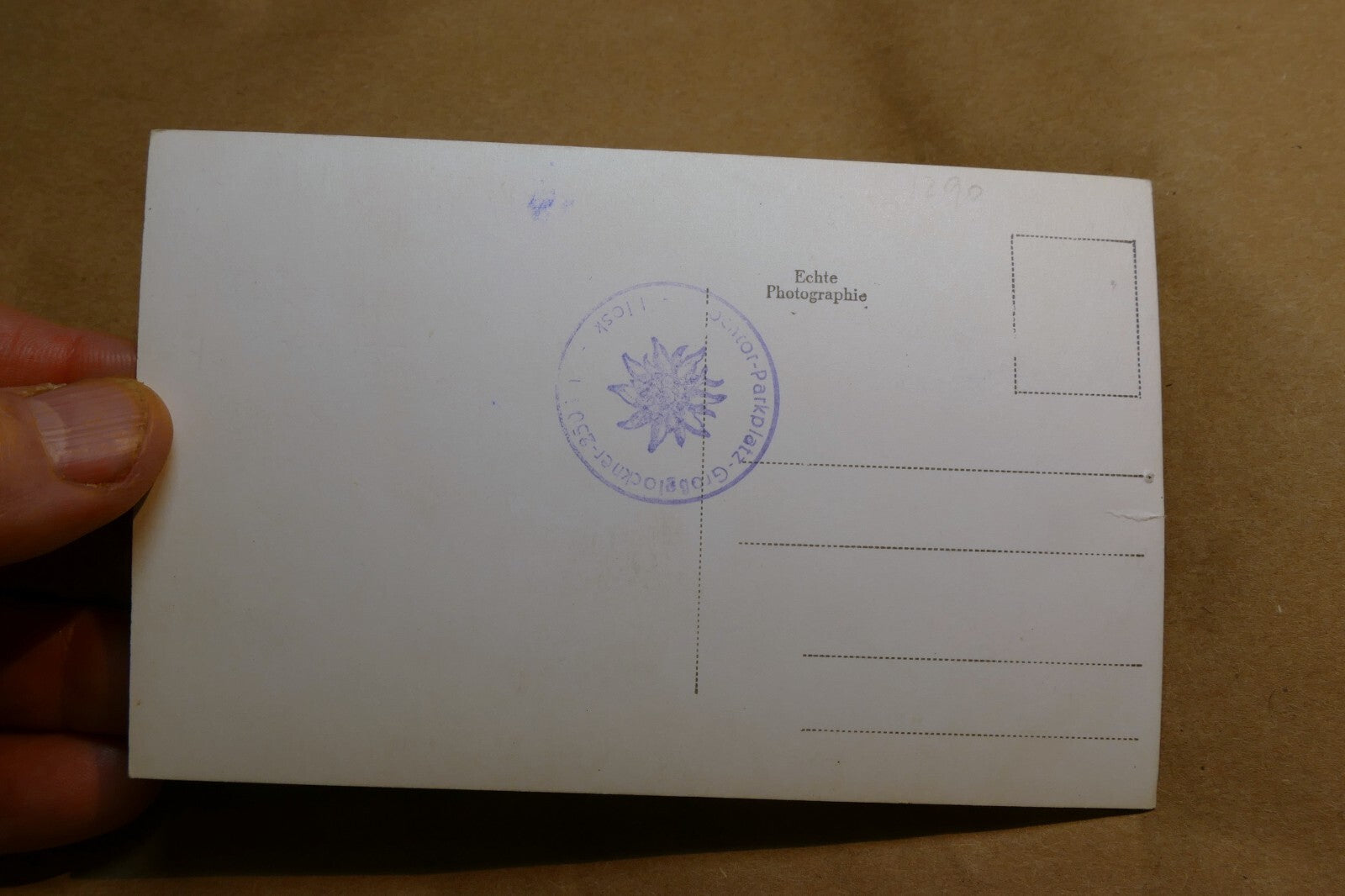 Großglockner-Alpine Road postcard Black & white Austria vintage - unposted