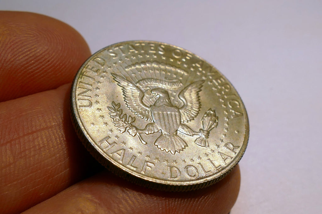 1968 - D Kennedy  half dollar coin US 40 % SILVER 60 % Copper