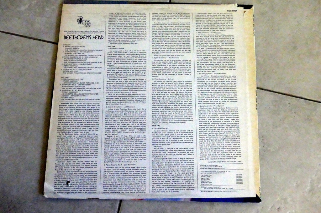 Beethoven BEETHOVEN'S HEAD - OES6904 Vinyl 12" LP  Orphic Egg  London 1972