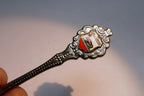 California USA Souvenir Spoon Collectible Enamaled made in Germany