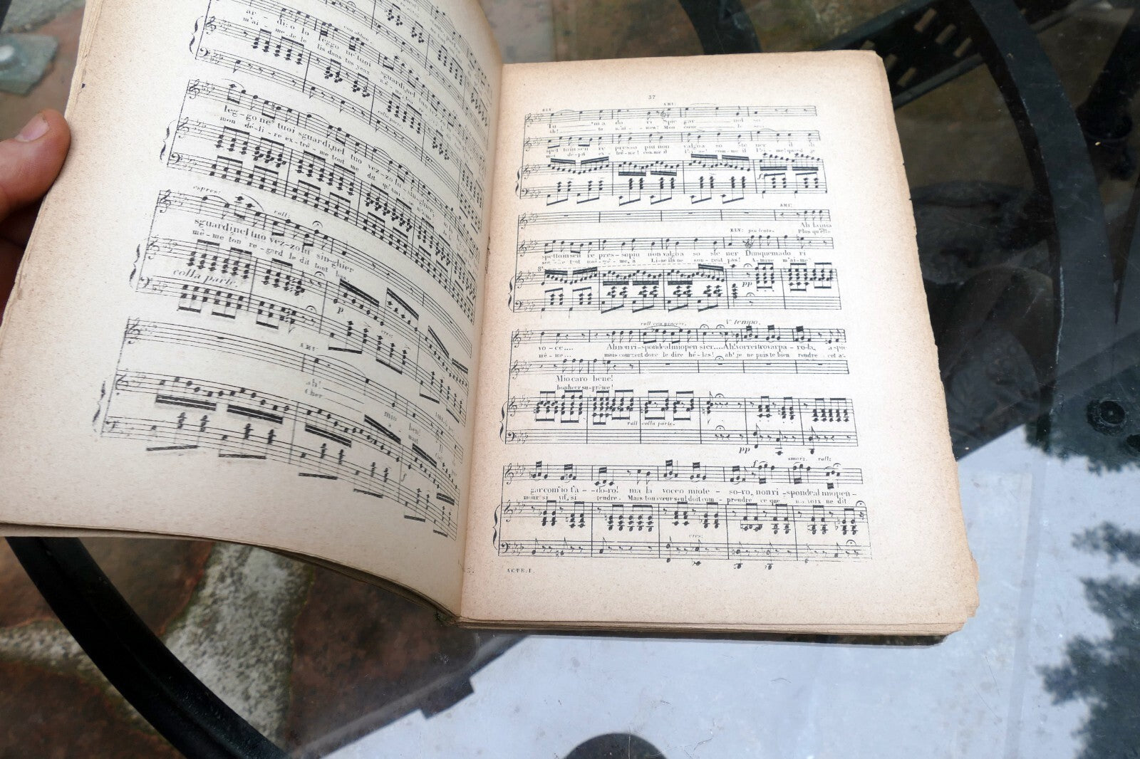 Sonnambula Bellini Paris Schlesinger 1850-1890 sheet music Partition Piano chant