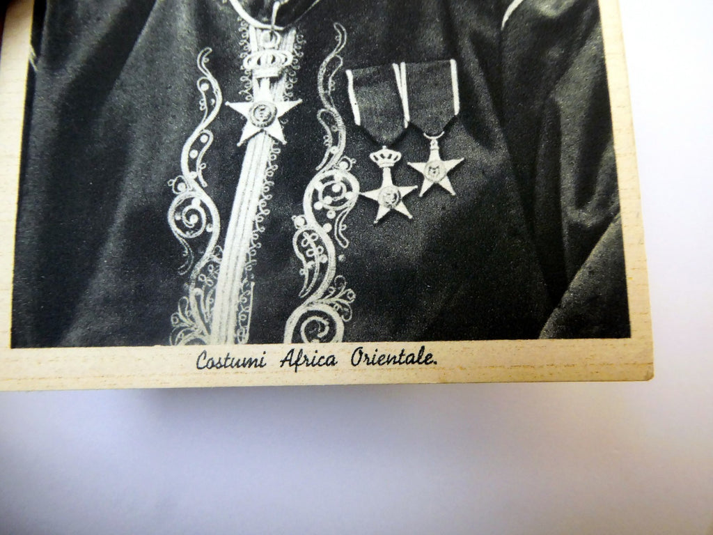 Post Card Cartolina Postale Costumi Africa Orientale unused Unposted 1900's