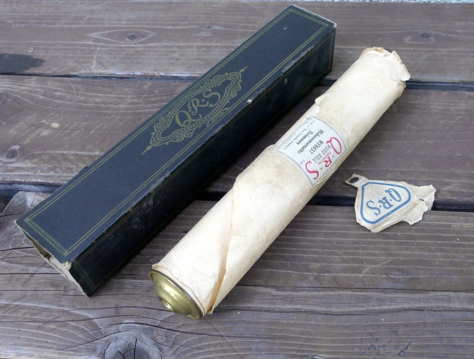 Qrs word roll wf6657 midsommarnatts drommen   as is poor condition