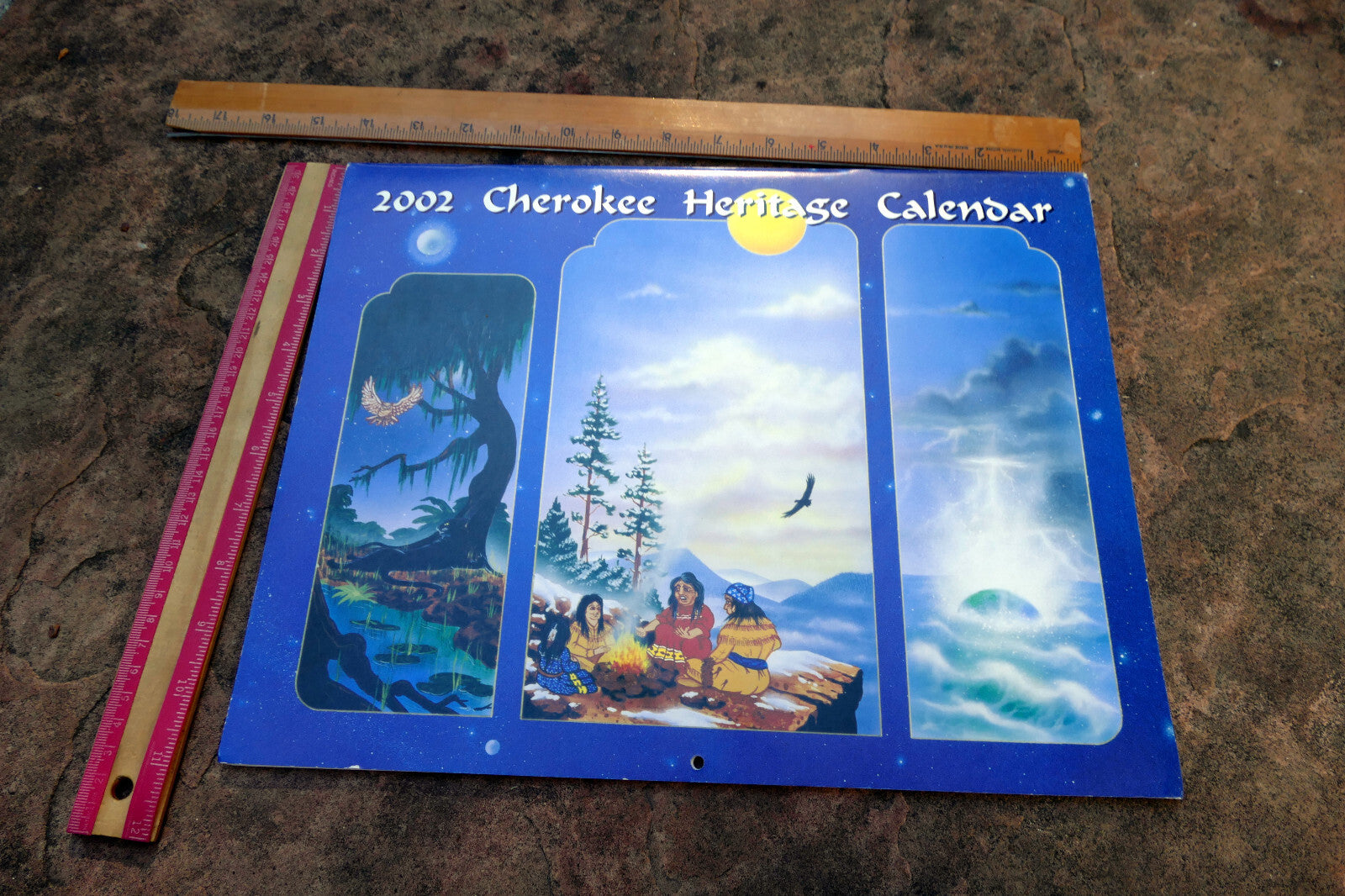 2002 The Cherokee Herritag Calendar Native American artists