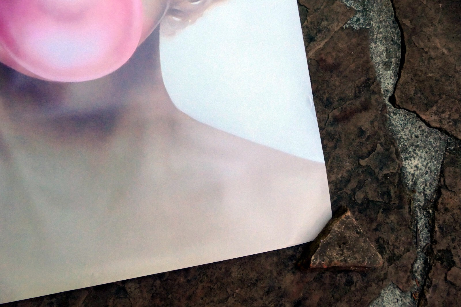 Marilyn Monroe Pink Bubble Gum Premium Art Print 36in x 24in large wall poster