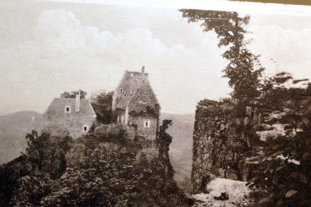 Ruine aggstein in der wachau 1930's postcard austria   unposted