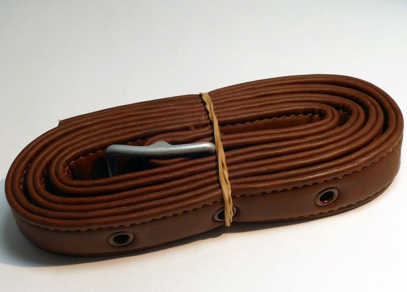 34" long 3/4" wide belt vintage small faux leather