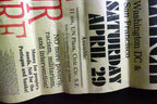March Assembly for Peace Poster, San Francisco USA G W Bush fight 1993