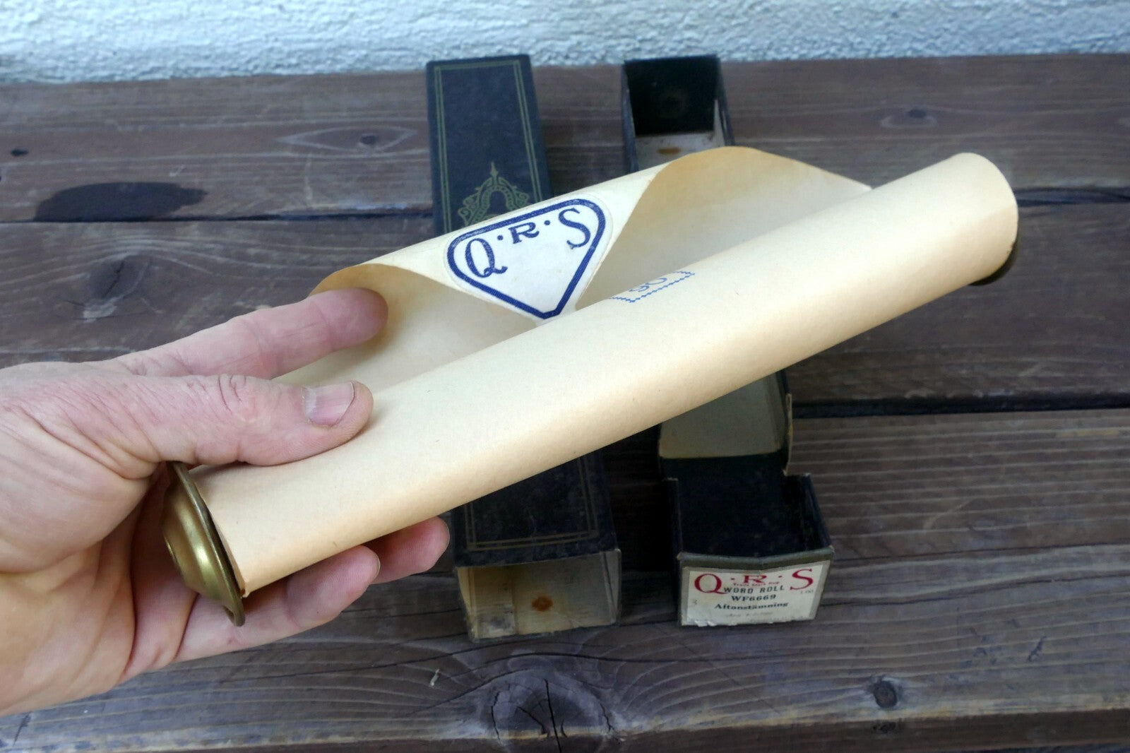 QRS Word Piano Roll WF6669 Aftonstamning August Körling: Aftonstämning