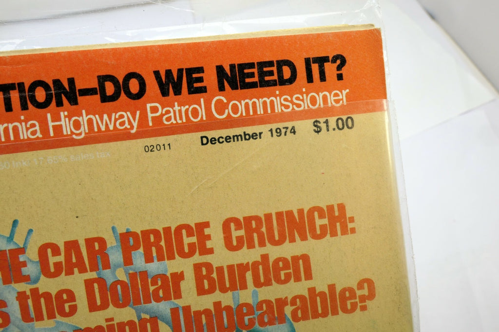 Motor Trend Magazine December 1974 Datsun Executive Z, New Mercury Bobcat, Capti