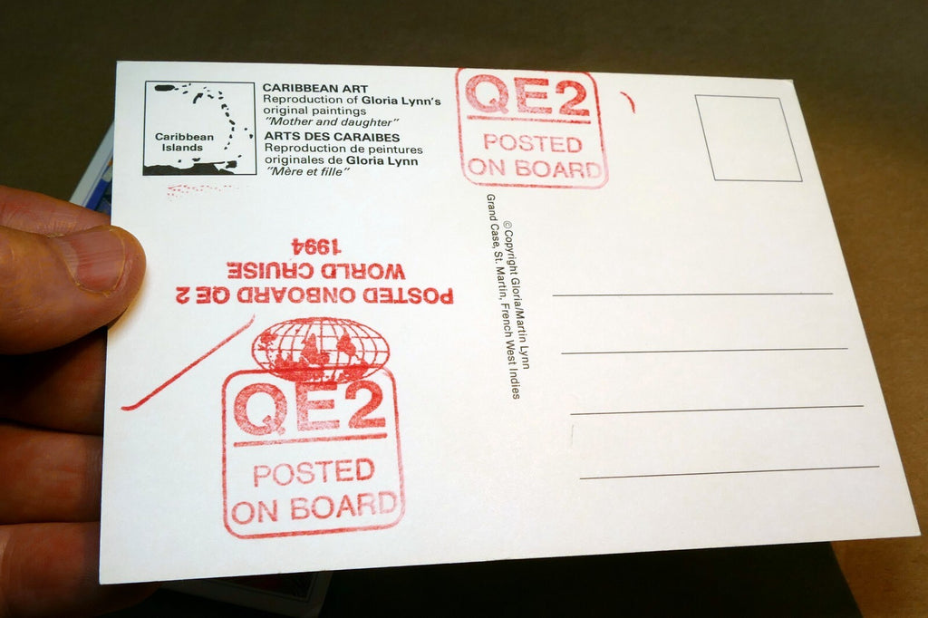 Postcard St Martin  Islands lot of 2 vintage 1990's Caribbean sea