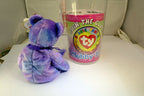 TY Beanie Babies "Clubby IV" USA 8" with Official Club button badge surprise 