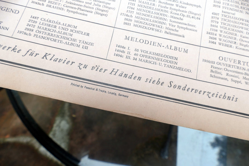 Moritz Moszkowski Soanische Tanze Sheet music Klavier 4 Handen 2125 Piano 1925